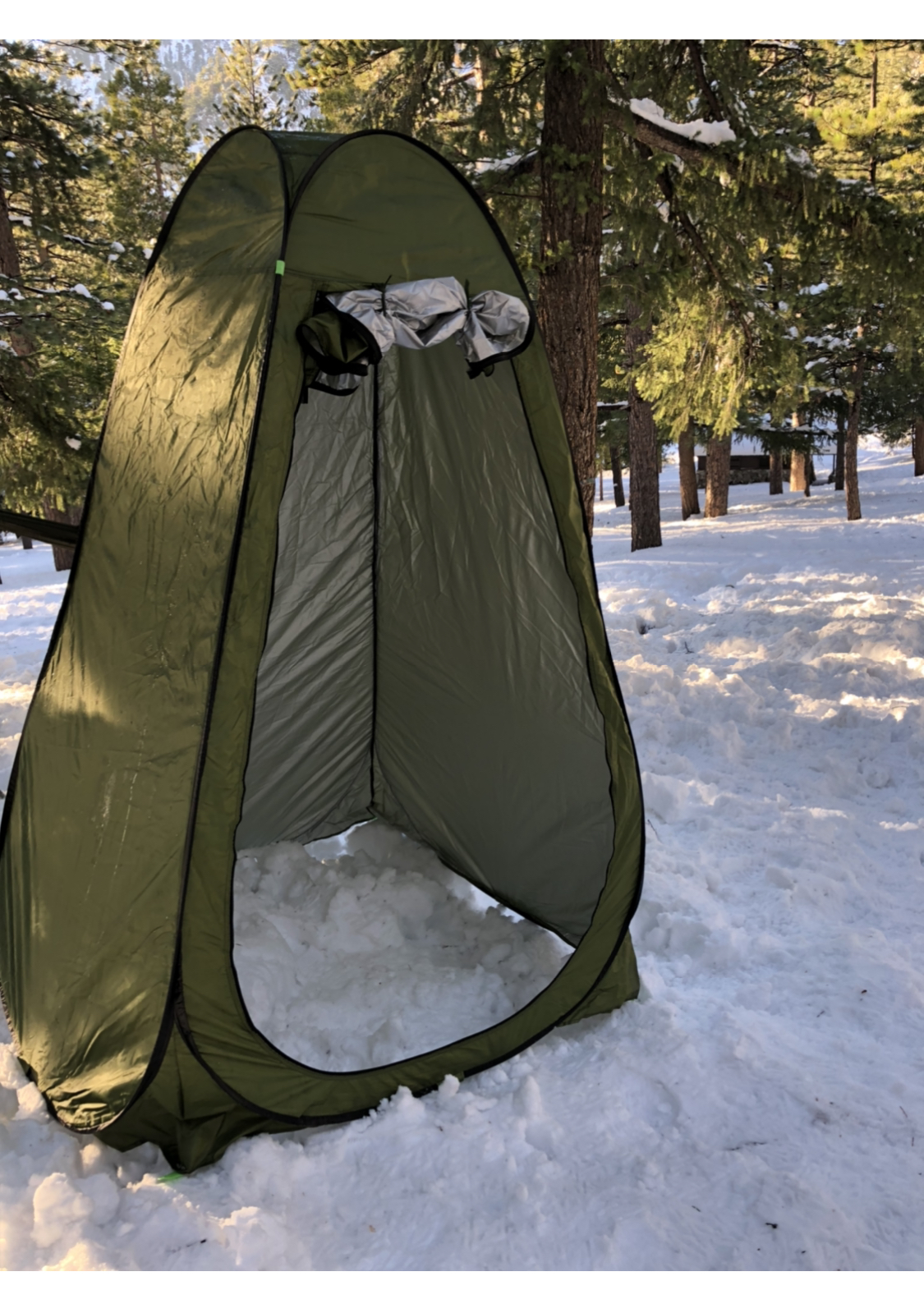 Portable 5' x 5' Pop Up Outdoor Camping Changing Shower Tent Sunless Booth