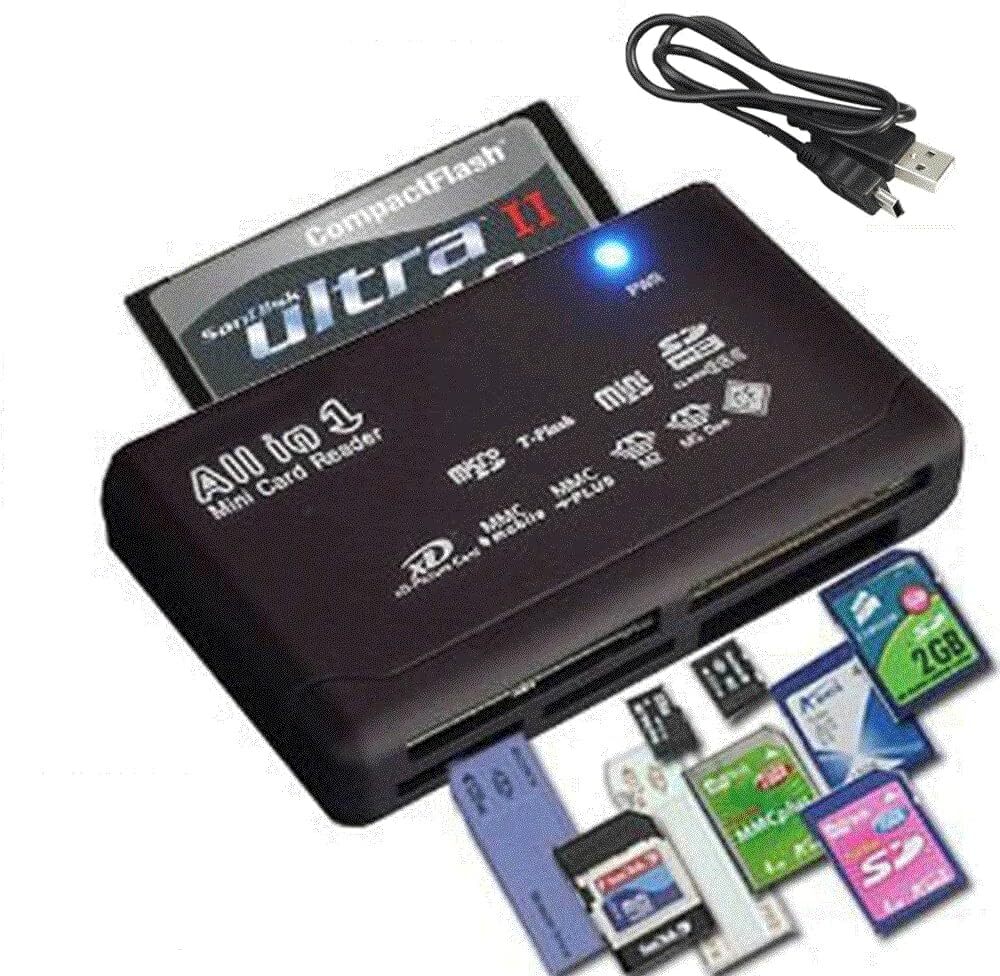 Memory Card Reader Mini 26-IN-1 USB 2.0 High Speed For CF xD SD MS SDHC LOT