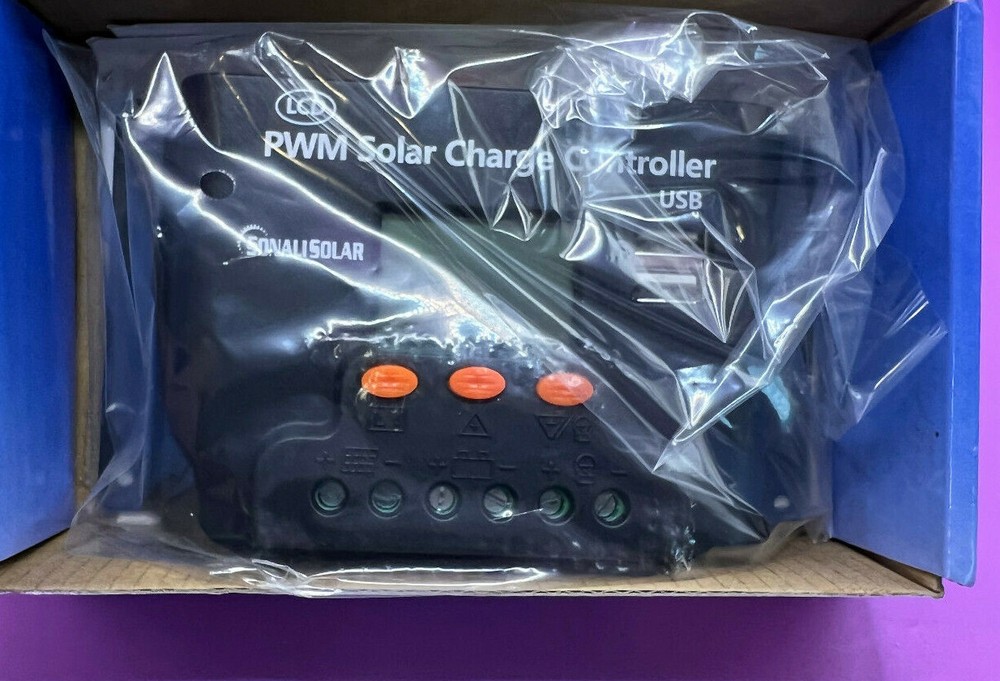 ExpertPower 10A 12/24V Intelligent PWM Solar Charge Controller