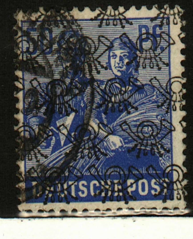 Germany #597 Posthorn overprinted issue used