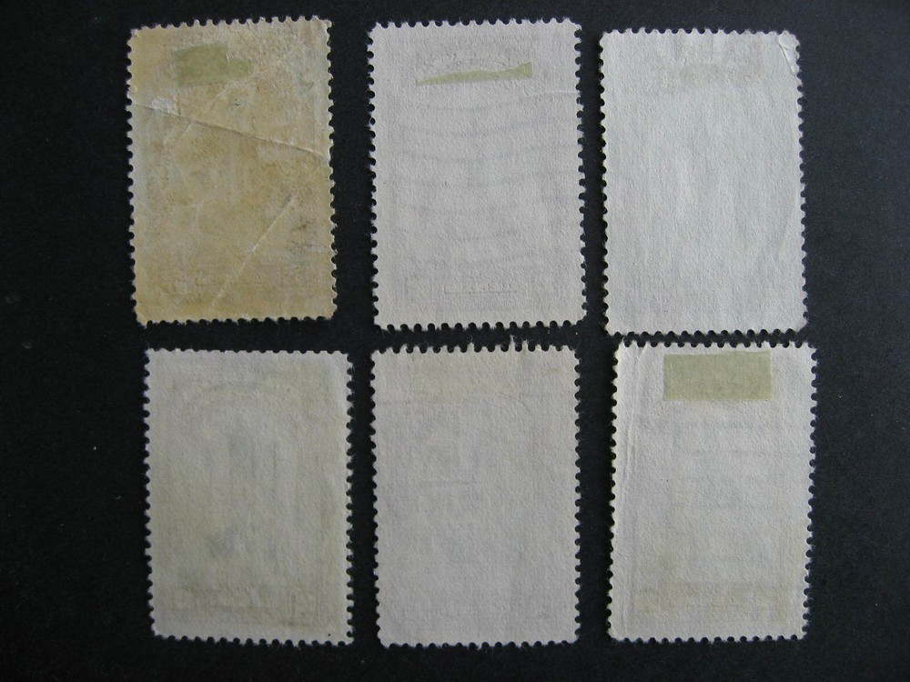 Canada 6 progressively shifted centre print error used, Sc 247 check these out!