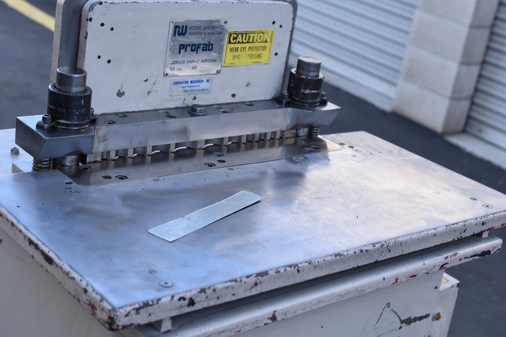 Roper Whitney Profab Corner Radius Notcher # 900