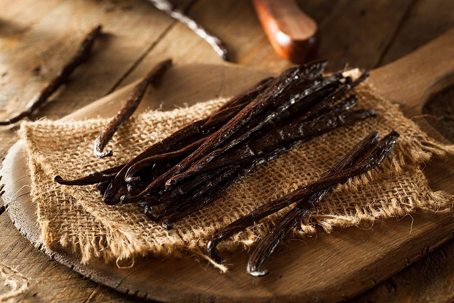 Organic Madagascar Vanilla Beans Whole Grade A Pods for Vanilla Extract & Baking