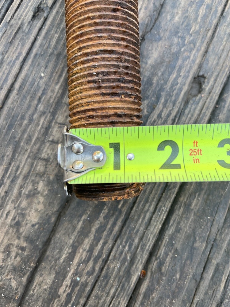 12" Tall Rusty Bolt, Rusty Metal Decor