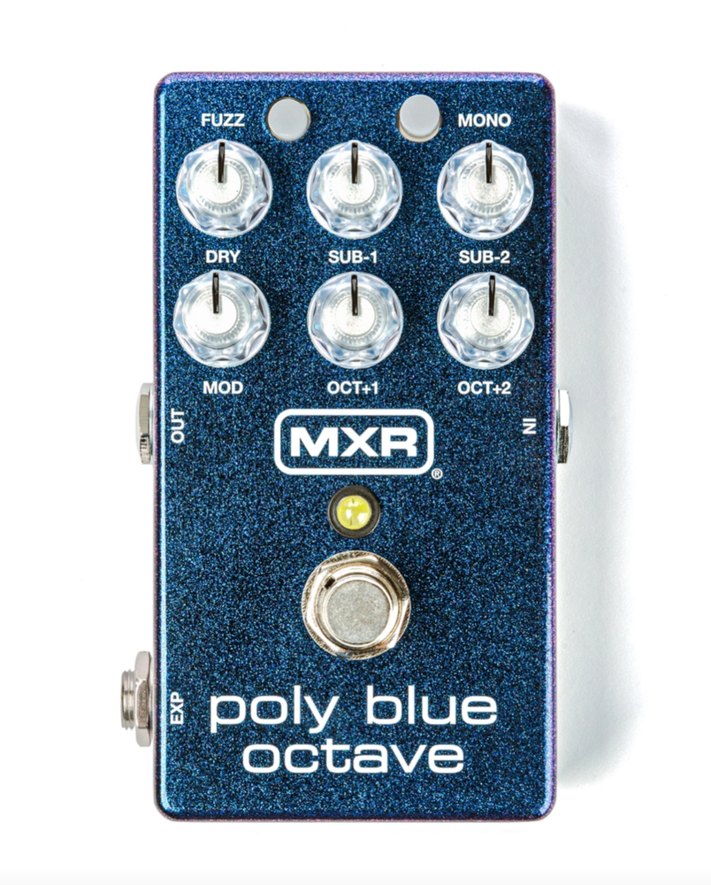 MXR M306 Poly Blue Octave Polyphonic Octave/Fuzz/Modulation Pedal, New!