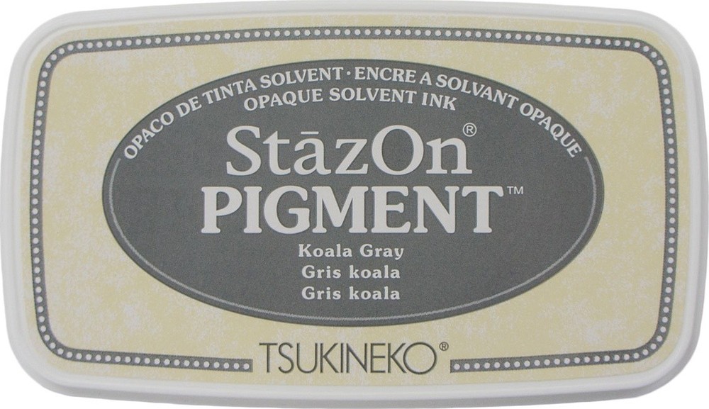 StazOn Pigment Ink Pad-Koala Gray