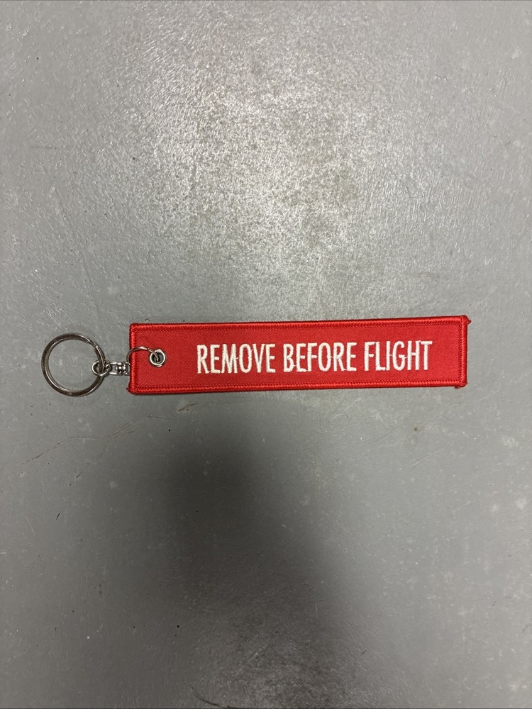 Empire Test Pilot School (ETPS) Remove Before Flight Keychain