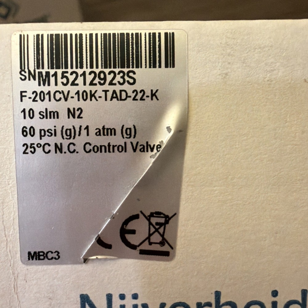 Bronkhorst Mass Flow Controller - 10 slm - Kalrez seals