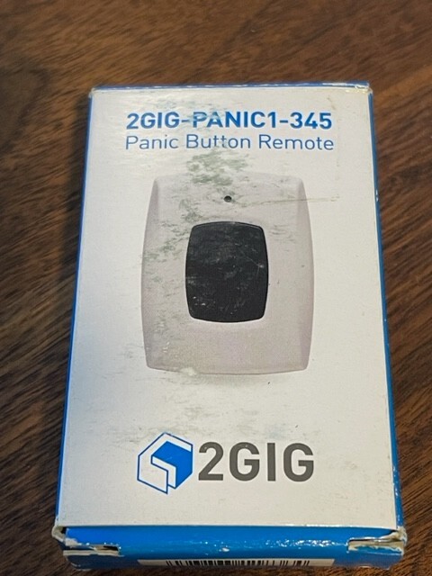 2GIG Wireless Panic Button Remote - White - 2GIG-PANIC1-345