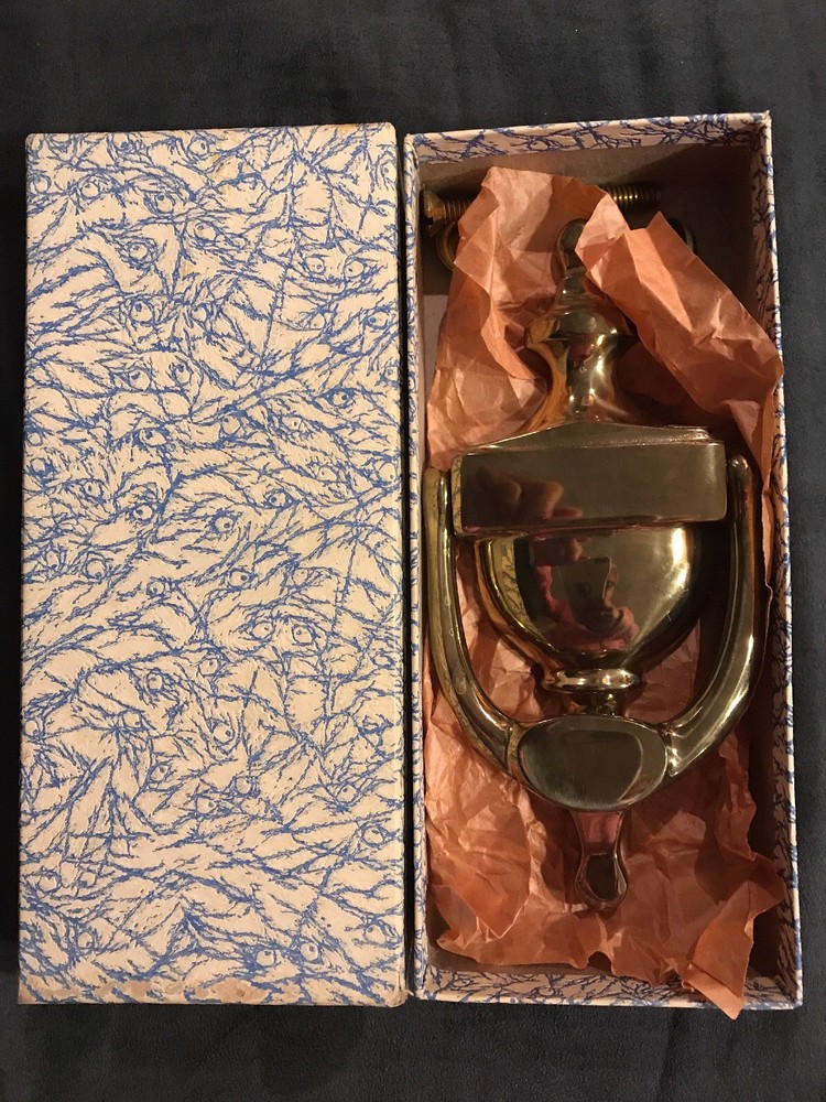 NOS NIB Brand New Highly Polished SOLID BRASS - NEW HAVEN, CONN.  NICE!!!