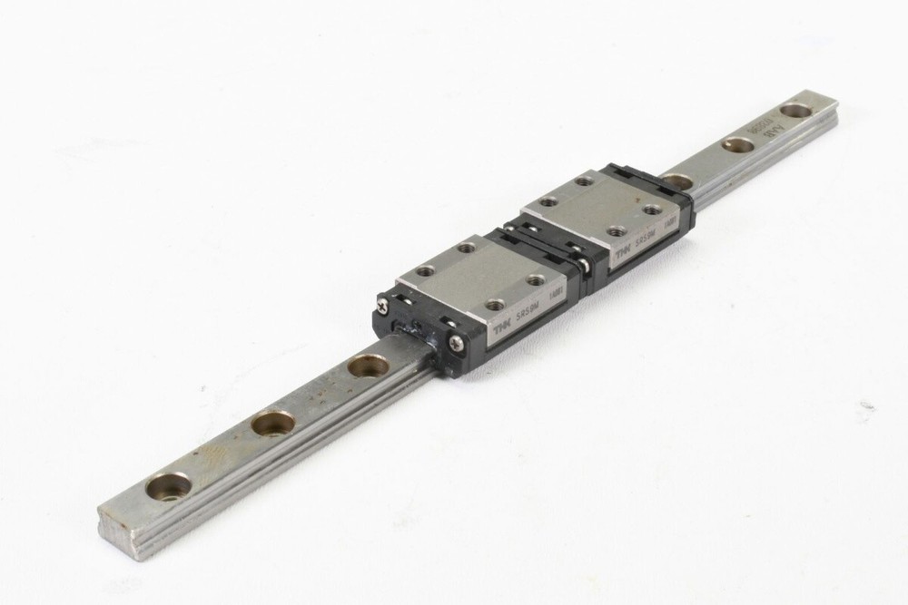 THK SRS 9M, Linear rail with two carriages, L=180mm