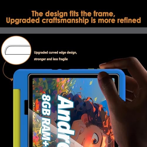 2-Pack Screen Protector Compatible with Urao 2024 Android 14 Tablet for Kids