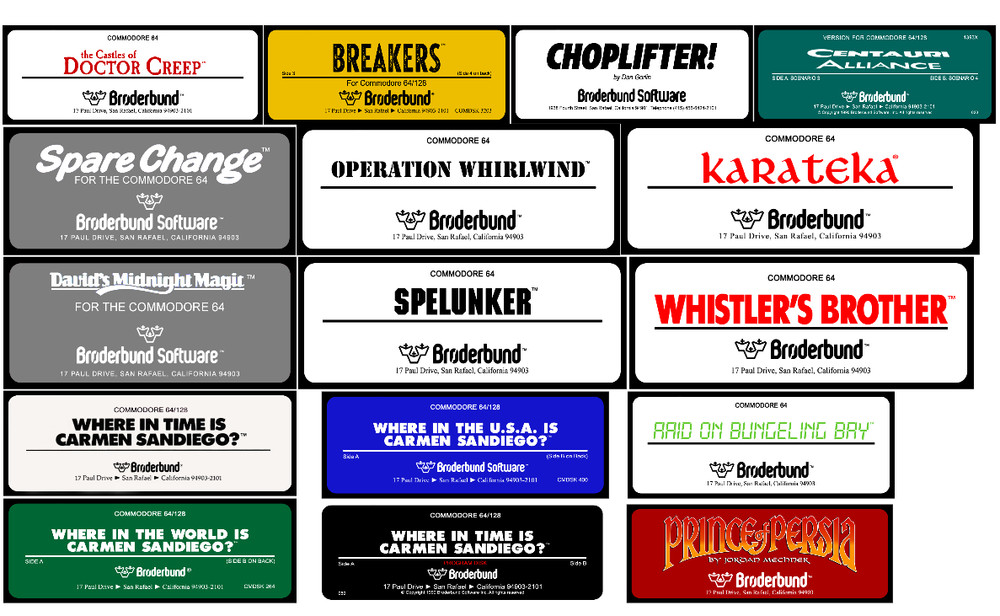 Commodore 64 Games on Floppy Disks / Read Description