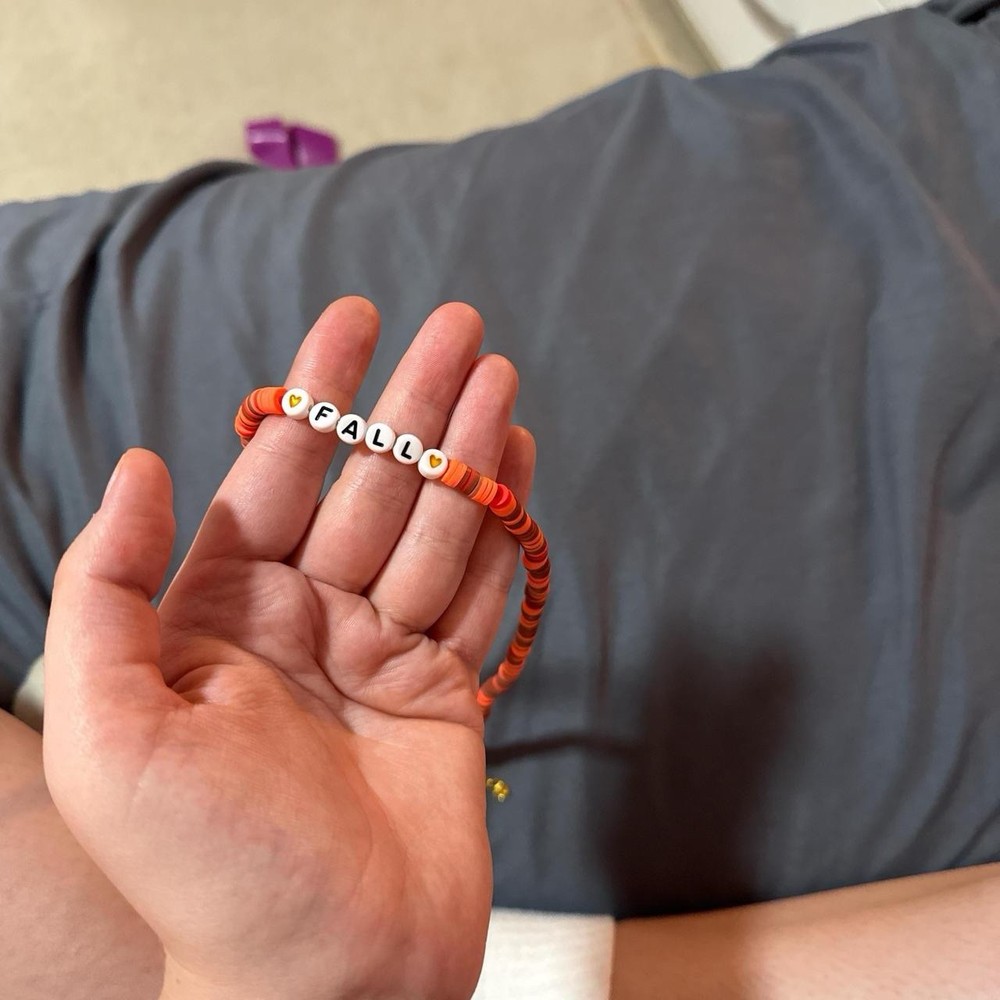 Fall Necklace orange/Brown