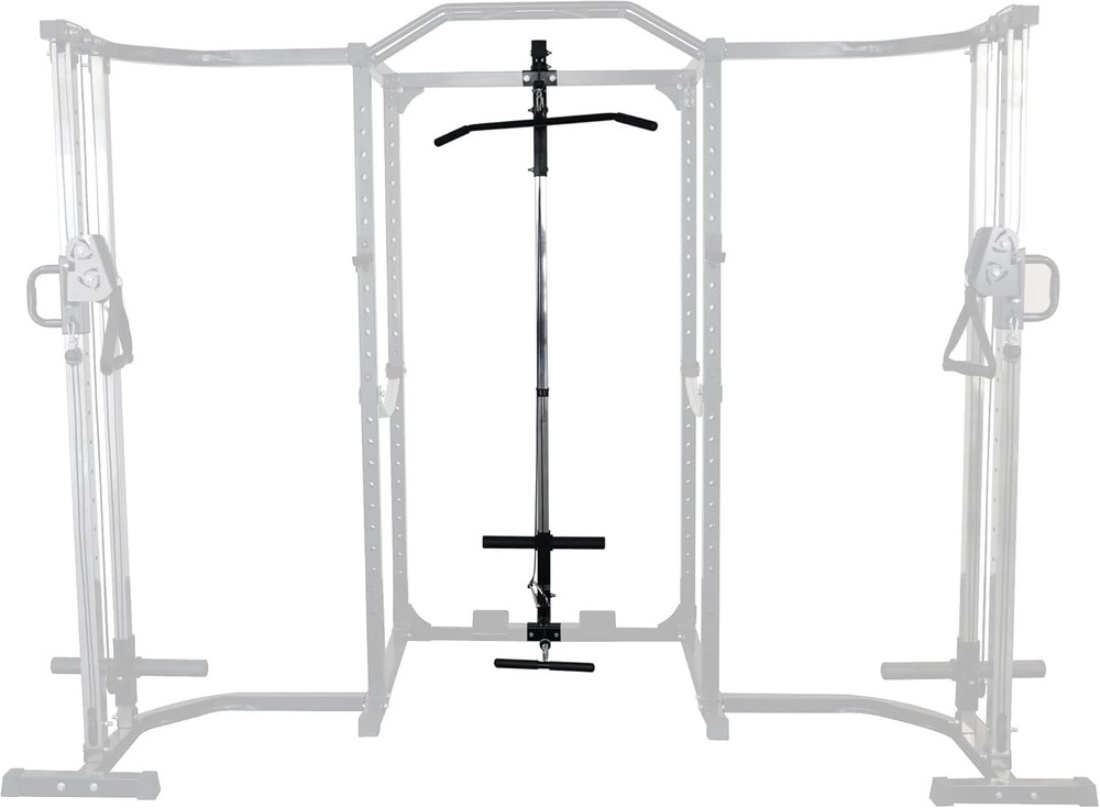 Multi-Function Adjustable Power Cage with J-Hooks, Safety Straps and Optional...