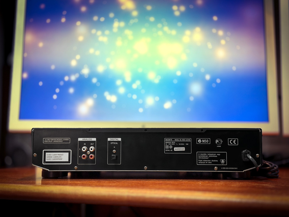 SONY MDS-JE440 🌈RaRe🌈 Mini-Disc Player Recorder Deck