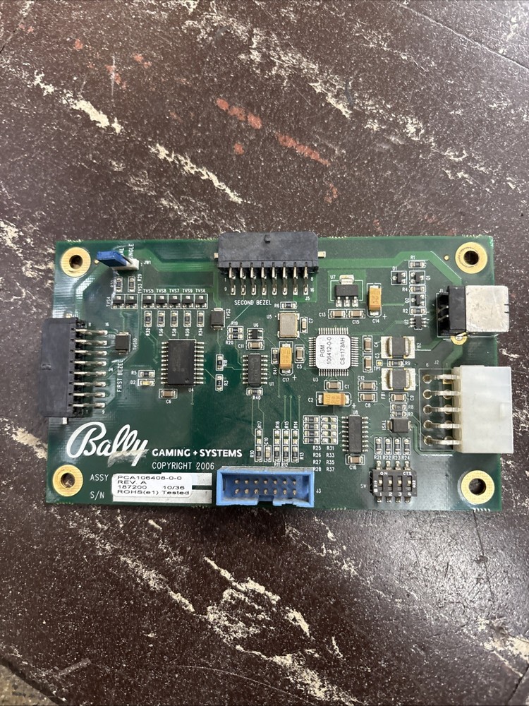 Bally PCBA USB Bezel gadget, UPSD ROHS PCA (106408-0)