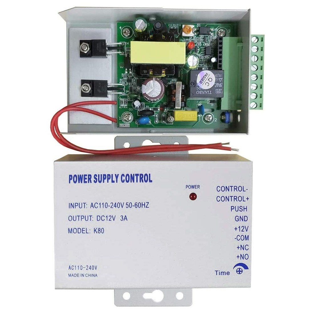AMOCAM Access Control Power Supply for Door Intercom Doorbell, Various