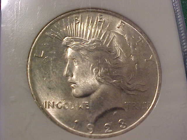 1923 US MS 64 PEACE DOLLAR NGC GRADED