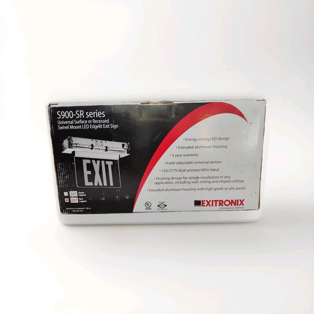 EXITRONIX S900-SR Series Exit Light