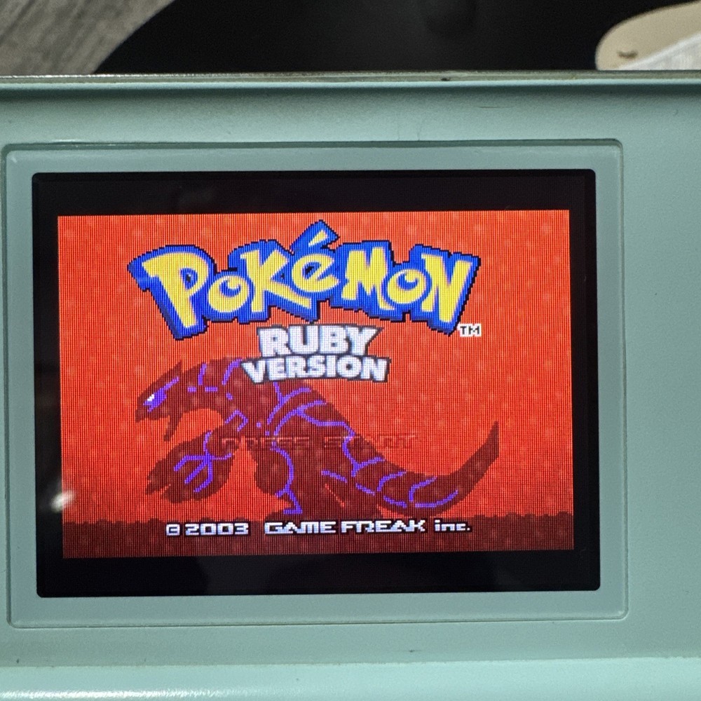 GBA Pokemon RUBY VERSION Game Boy Advance, Cartridge Game Tested USA