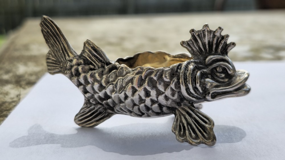 1896 Khlebnikov Imperial Russian Silver Catfish