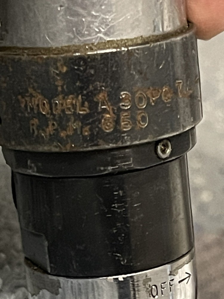 Vintage Stanley Pneumatic Air Drill Tool