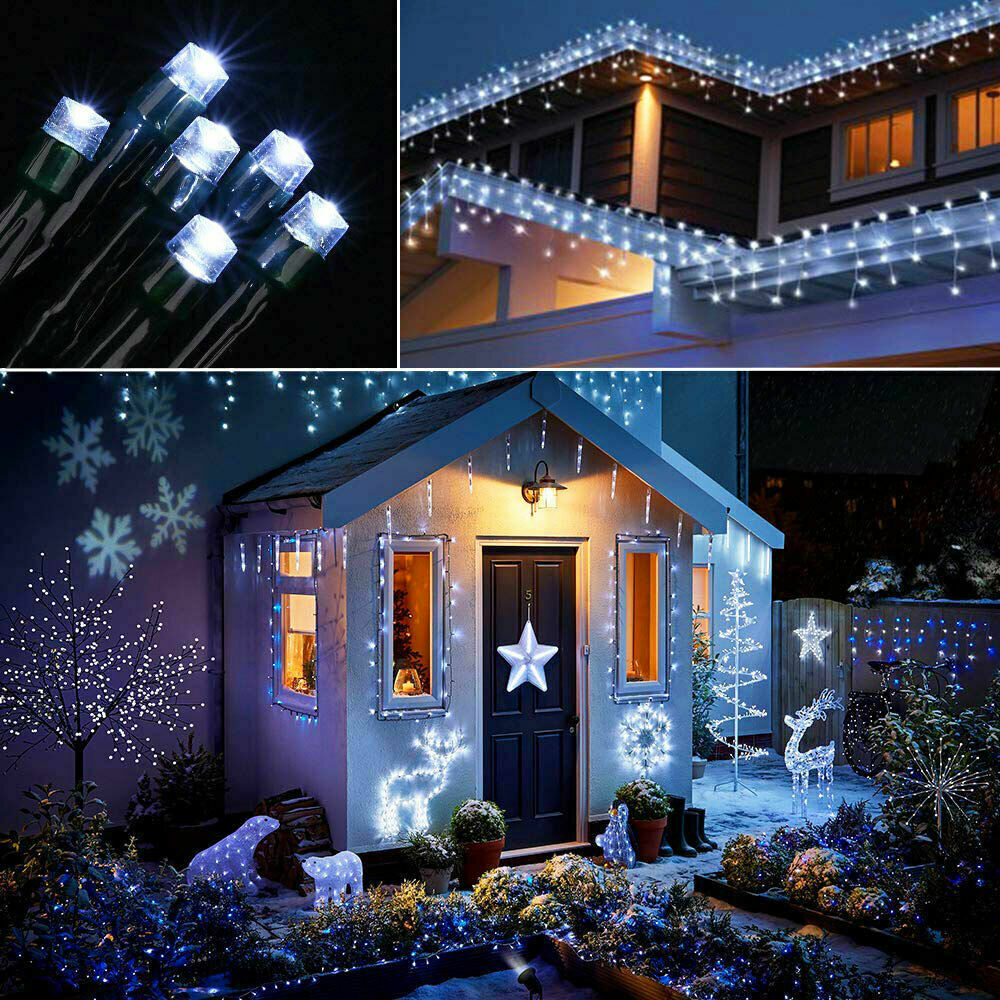 Solar String Lights Outdoor Waterproof Fairy Party Christmas Lamp Garden Decor
