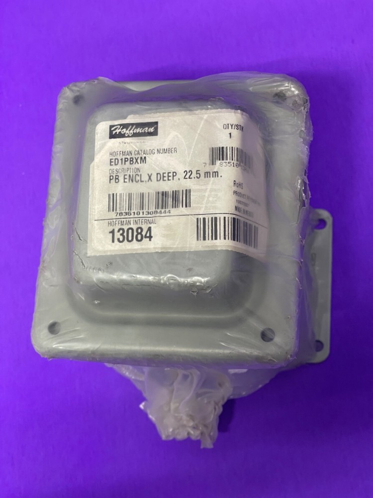 Hoffman ED1PBXM Push Button 22.5MM Enclosure
