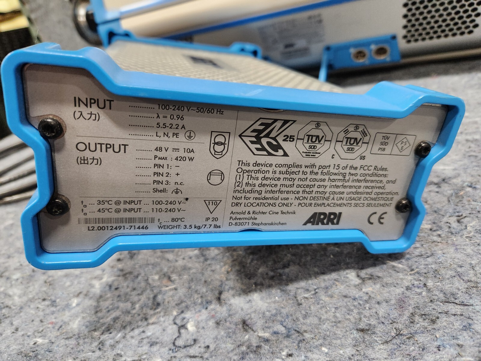 ARRI S60-C SkyPanel RGBW Color/White LED Soft Light Panel w/Power Supply Blue