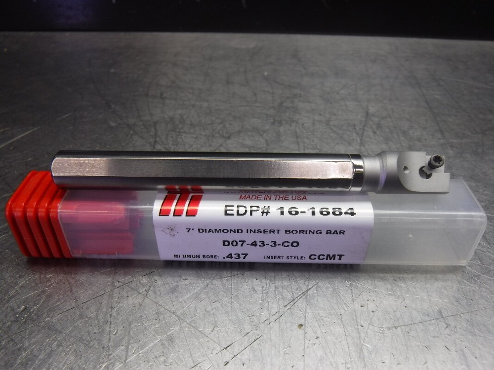Internal Tool .437" Indexable Boring Bar 3/8" Shank D07-43-3-CO (LOC736)