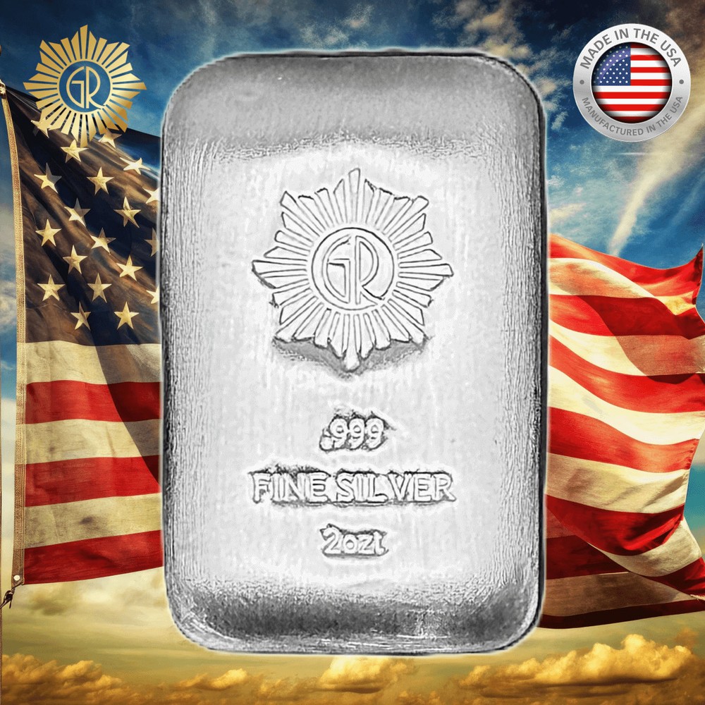 2 oz Silver .999 Cast Bar