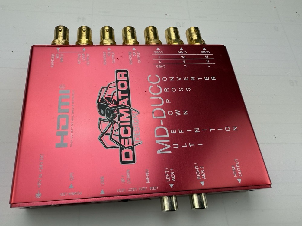 Decimator MD-DUCC Multi-Definiton Down Up Cross Converter #MD-DUCC- Used