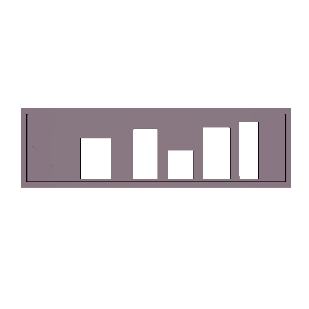 Asus A320i-k I/O Shield, 3D Printed, IO Backplate