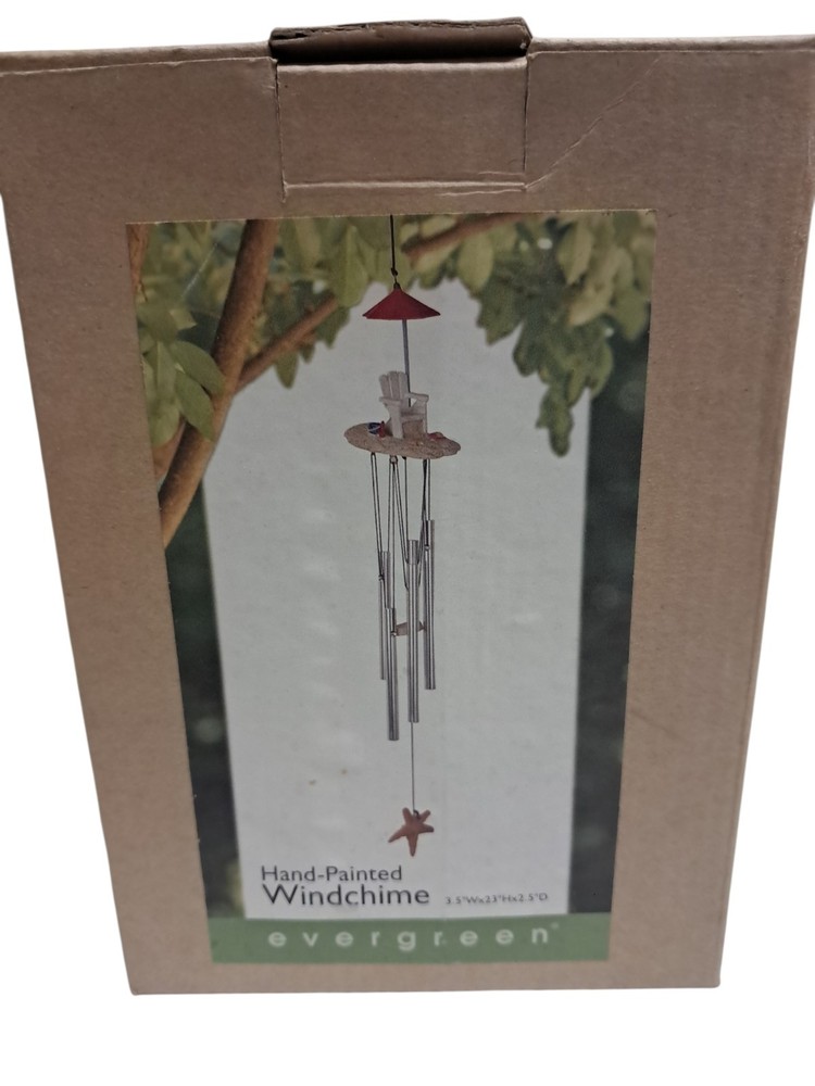 Windchime Hand Painted Beach Theme