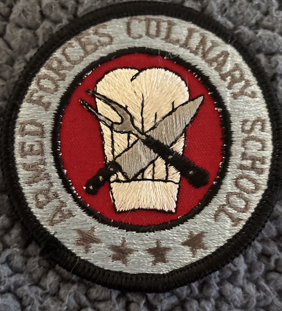 Armed Forces Culinary School Army Patch Original Militaria Emblem