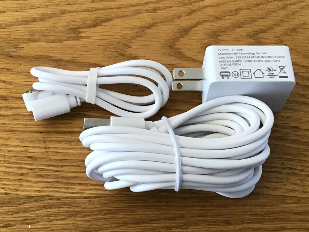 Assembled Charger/16ft Cable With Wall Plug Kit