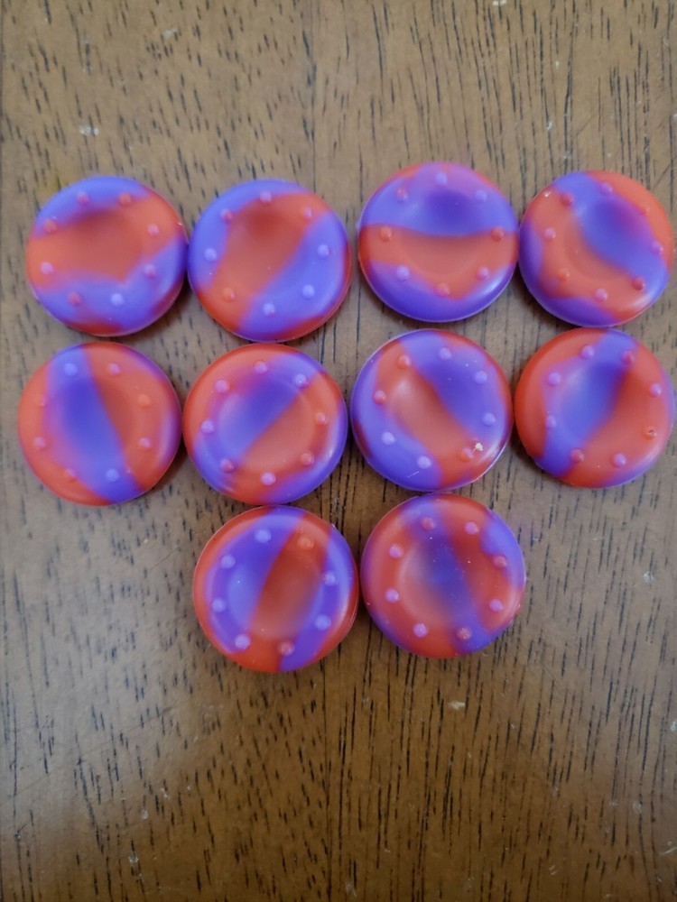 Purple & Red Camo Controller Grips 5 Pairs