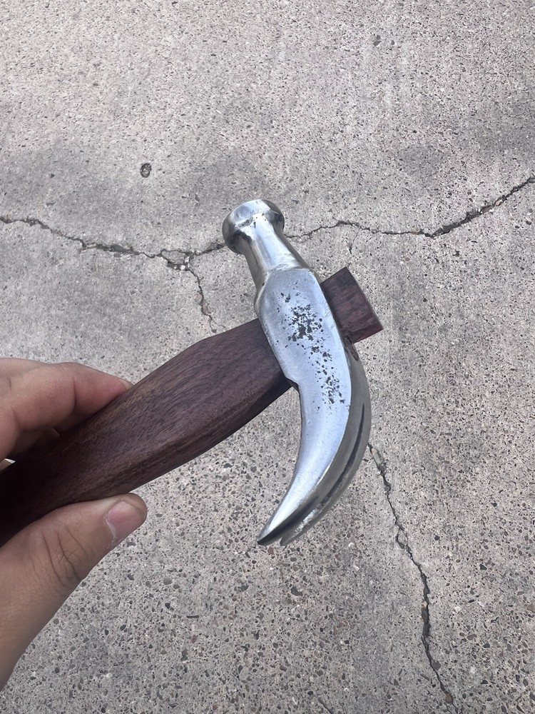 Bad-Hammer Unbranded 8oz Mini Hammer, w/ Custom 9in Walnut Handle