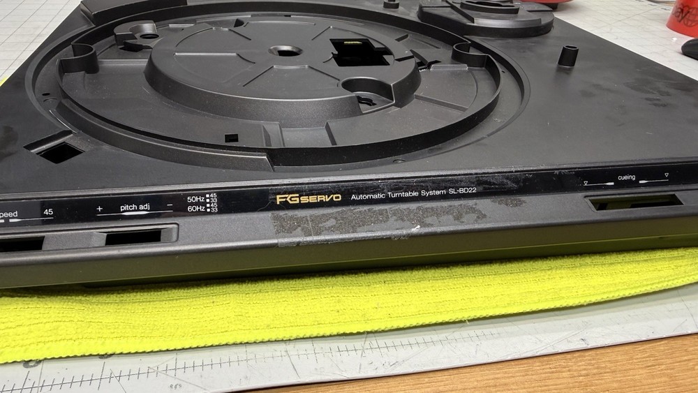 ORIGINAL Technics SL-BD22 EMPTY BODY CASE PLINTH ONLY SEE PICS🔥