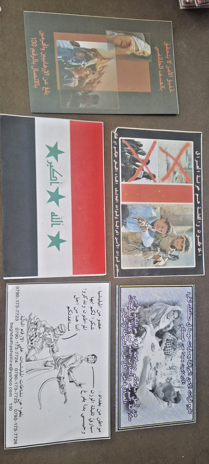 Desert Storm Iraq Afghanistan Propaganda Leaflets enduring freedom Army Navy Air