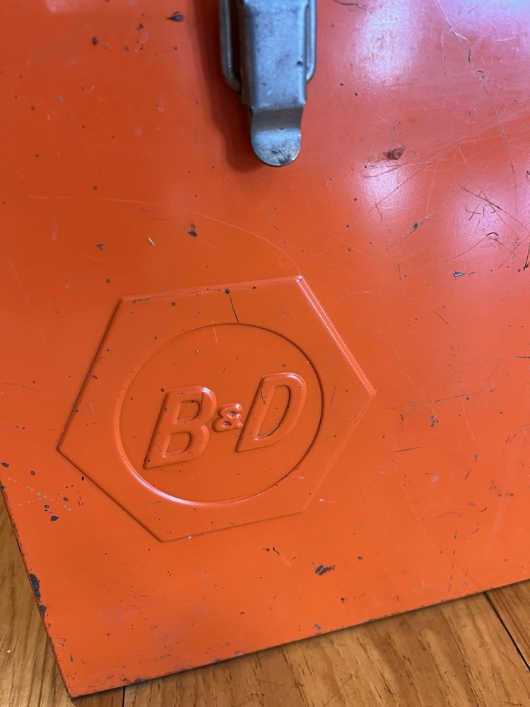 Black & Decker Metal Orange Box