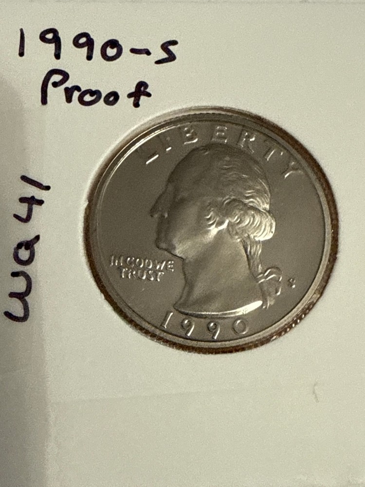 1990 S Proof Washington Quarter