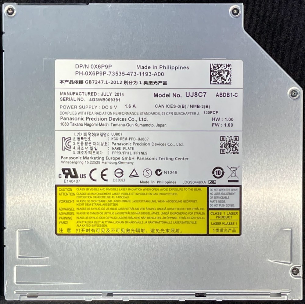 X6P9P - DVD-RAM (DVD Multidrive/ Recorder)