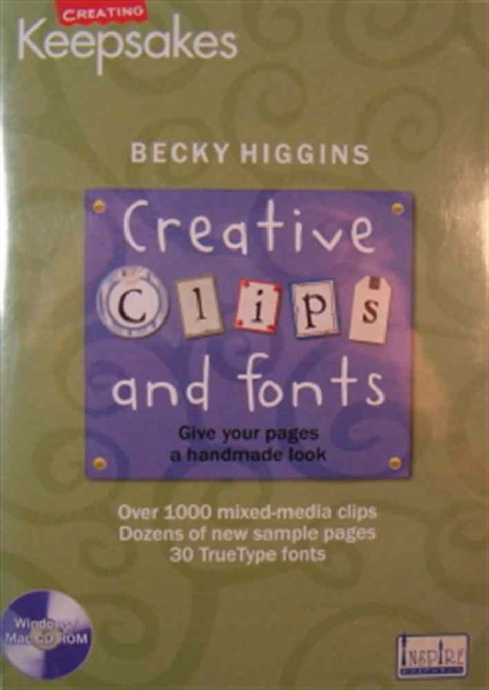 Creating Keepsakes Creative Clips and Fonts software