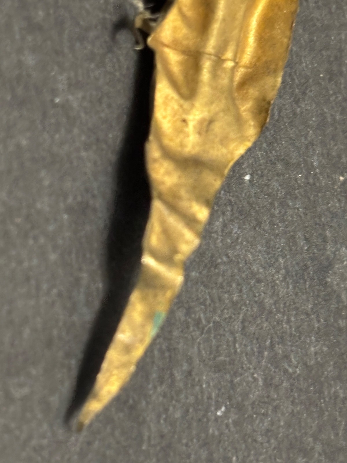 2 Decorative Antique Pressed Brass CORNERS Embossed ROPE & TASSEL Embellishments