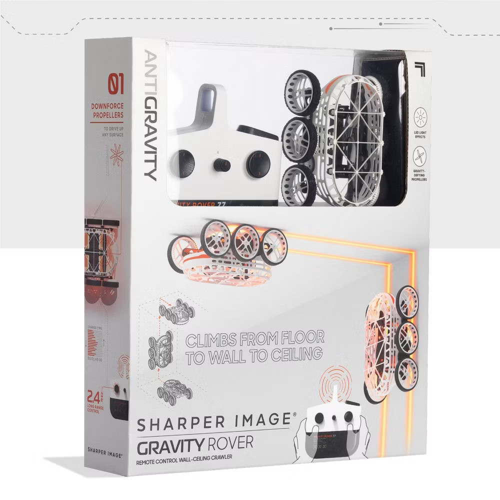Sharper Image Remote Control (RC) Gravity Rover Wall-Ceiling Climber