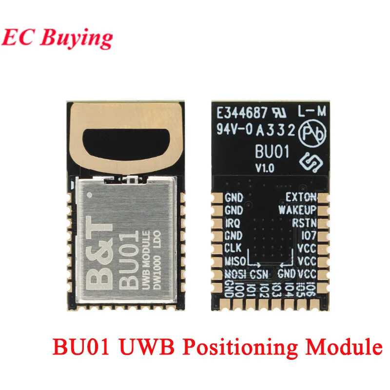 UWB Indoor Positioning Module BU01 DW1000 Ranging 3.3V LDO Mode