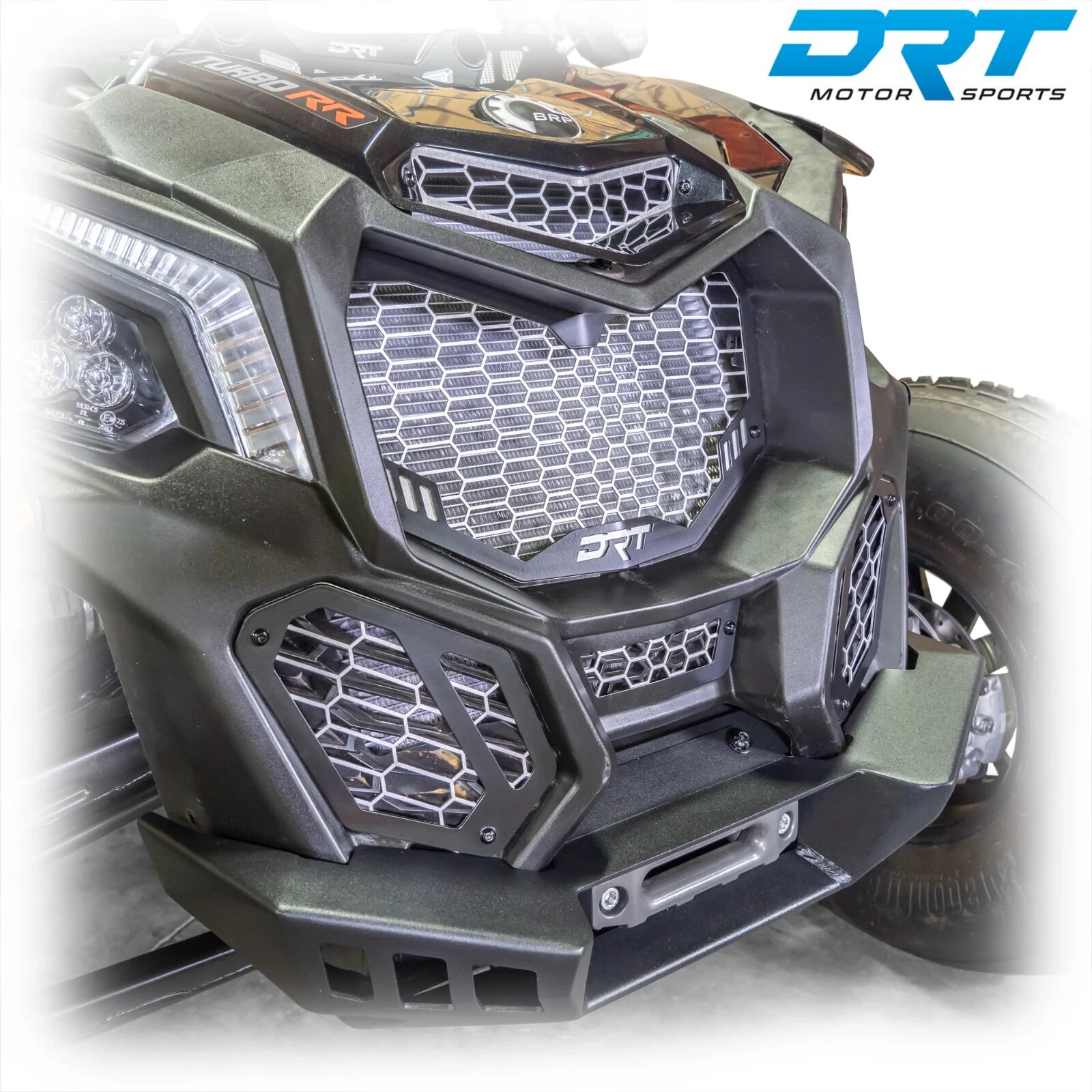 DRT Motorsports V2 5 Pc Front Grill Kit CAN-AM MAVERICK X3 2017+ Max XRS XDS