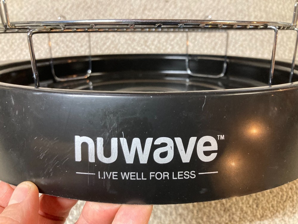 Nuwave Pro Plus 20361 1nfrared Oven Replacement Black Base & Drip Tray & Grate